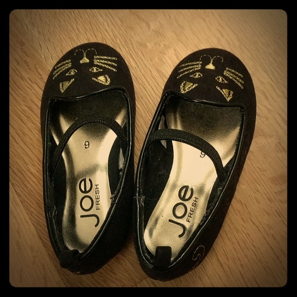 ❤Joe Fresh Cat Shoes Baby/Toddler size6❤